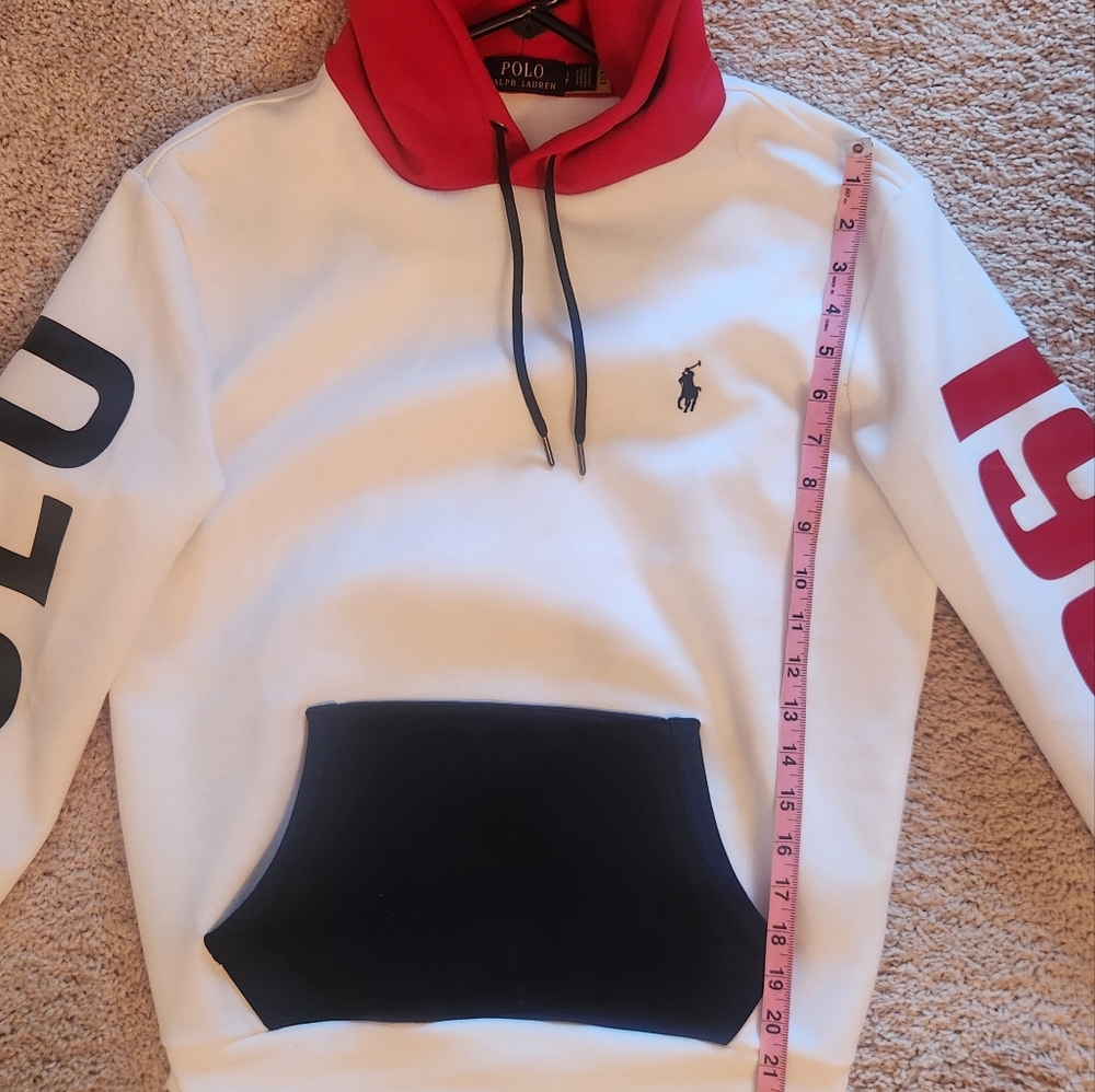 Ralph Laurent Polo Hoodie With Hood Size Small - Picture 4 of 8